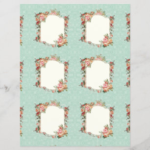 Roos Baroque Elegant Gift Labels Bridal Flyer