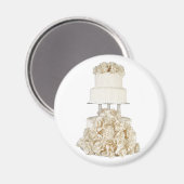 Roos-basis-bruiloft Magneet (Voorkant / Achterkant)