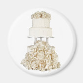 Roos-basis-bruiloft Magneet (Voorkant)