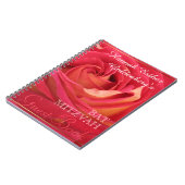 Roos Bat Mitzvah Guest Book Notitieboek (Linkerzijde)