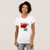 Roos Beauty Dames T-Shirt (Voorkant volledig)
