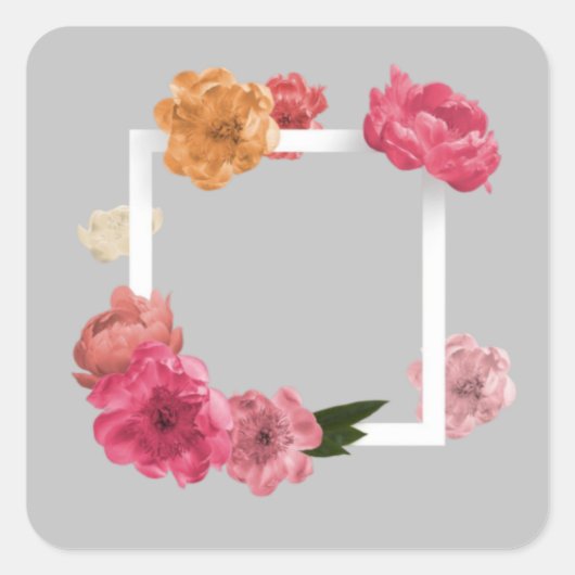 Roos Beauty Stickers | Elegant Floral Sticker Coll (Voorkant)