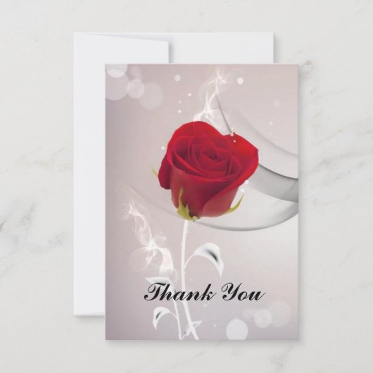 Roos Bedankkaart (Voorkant)