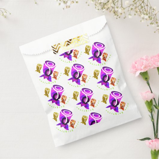 roos bedankzakje (Gezegeld)