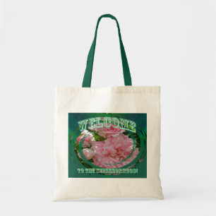 Roos beklimmen Welkom bij Canvas tas Buurgroep