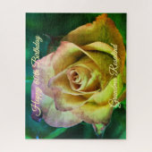 Roos  Bericht Jigsaw Puzzel (Verticaal)