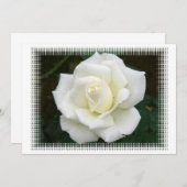 Roos Betekenis Uitnodiging (Voorkant / Achterkant)