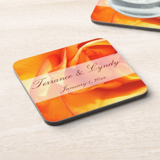 Roos Bier Onderzetter (Linkerzijde)