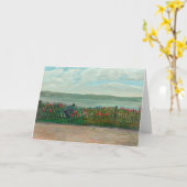 Roos bij Lake Starnberg | Wilhelm Trübner Kaart (Gele Bloem)