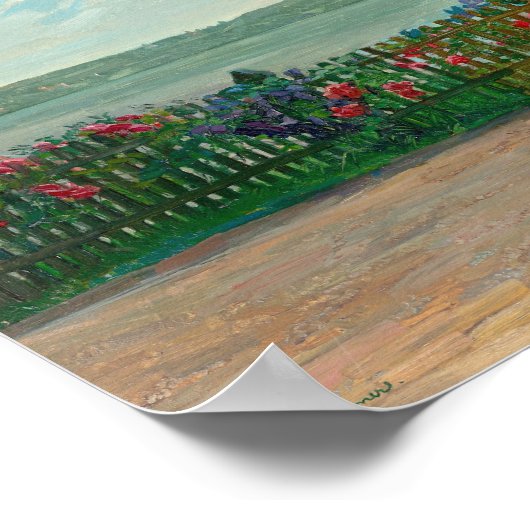 Roos bij Lake Starnberg | Wilhelm Trübner Poster (Hoek)