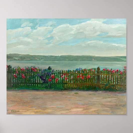 Roos bij Lake Starnberg | Wilhelm Trübner Poster (Voorkant)