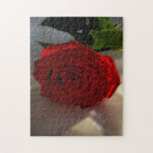 roos bij schemering legpuzzel (Verticaal)