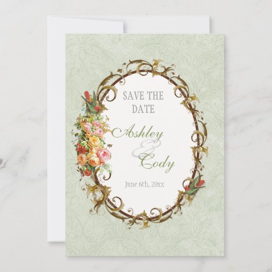 Roos bij vogels, met uitzondering van de datum va Kaart (Achterkant)