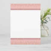 Roos bindmenu Gold Blush Glitter Sparkle Drives Menu (Staand voorkant)