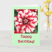 Roos Birthday Wenskaart Kaart (Gele Bloem)