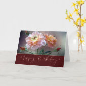 Roos Birthday Wenskaart Kaart (Gele Bloem)