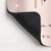 Roos Black Blush Glitter Name Makeup Wax Lashes Muismat (Hoek)