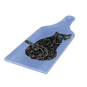 Roos Black Cat Snijplank - Kies kleur (Hoek)