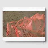 Roos & blad Muziek Memorial Gastenboek (Achterkant)