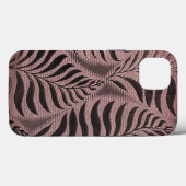 Roos bladgoud motief Case-Mate iPhone case (Achterkant (horizontaal))