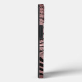 Roos bladgoud motief Case-Mate iPhone case (Achterkant / Rechts)