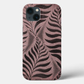Roos bladgoud motief Case-Mate iPhone case (Achterkant)