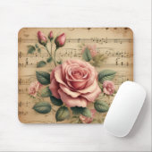 Roos & Bladmuziek Muismat (Met muis)