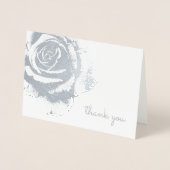  Roos Blank All Occasion Bloemen Folie Kaarten (Voorkant)