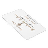 Roos Blauw en gouden kompas Weddenschap Opslaan Da Magneet (Rechterzijde)