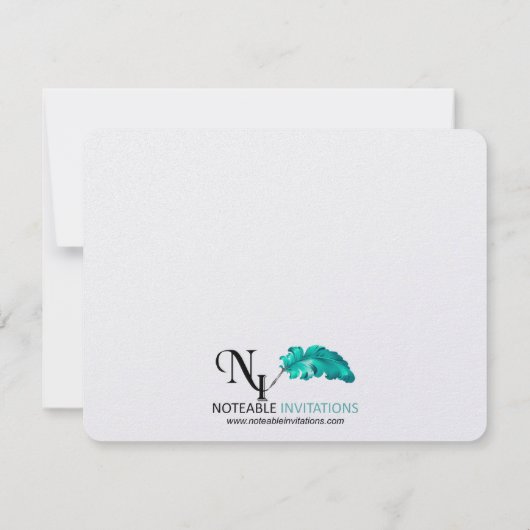 Roos Blauw en gouden kompas Weddenschap Opslaan Da Save The Date (Achterkant)