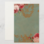 Roos Blenheim Briefpapier (Voorkant / Achterkant)