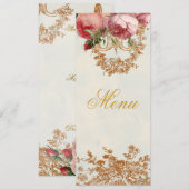 Roos Blenheim - Summer Sky - Menu (Voorkant / Achterkant)