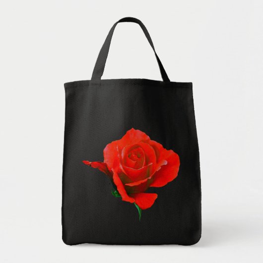 Roos Bloedvat Canvas tas Rood roze doorsnede Canva (Voorkant)