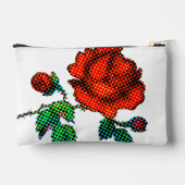 Roos Bloei Halftoon Fijne Kunst Etui (Achterkant)
