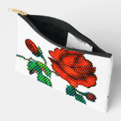 Roos Bloei Halftoon Fijne Kunst Etui (Open)