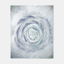 Roos Bloem 13 blauw Fleece Deken