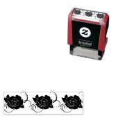 roos-bloem-deco zelfinktende stempel (In situ)