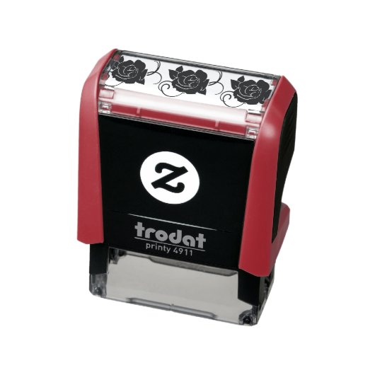 roos-bloem-deco zelfinktende stempel (Product)