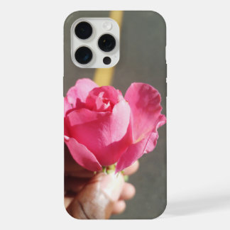 Roos Bloem Hoesje iPhone 15 Pro Max Case