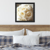Roos Bloem Ontwerp Canvas Afdruk (Insitu (Slaapkamer))