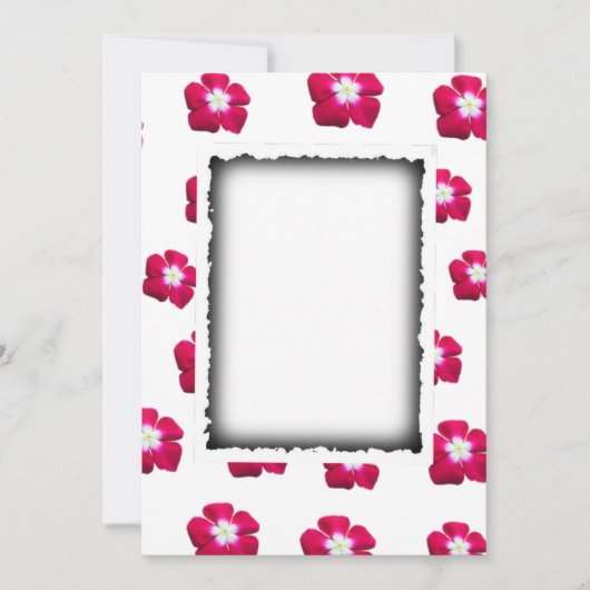 Roos bloem ontwerp  save the date (Voorkant)