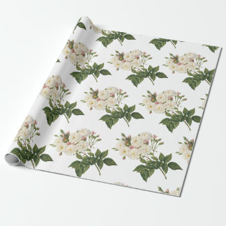 Roos Bloem Patroon Cadeaupapier