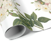 Roos Bloem Patroon Cadeaupapier (Rol Hoek)