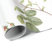 Roos Bloem Patroon Cadeaupapier (Rol Hoek)