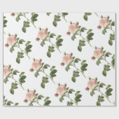 Roos Bloem Patroon Cadeaupapier (Vlak)