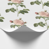 Roos Bloem Patroon Cadeaupapier (Hoek)