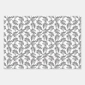 Roos bloem - patroon KLANT KLEUR Inpakpapier Vel (Voorkant 3)