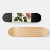 Roos bloem, Pierre Joseph Redouté Skateboard (Horizontaal)