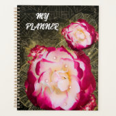 Roos, bloem, roze 1 planner (Voorkant)