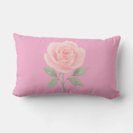 Roos Bloem Roze Naam  Kussen